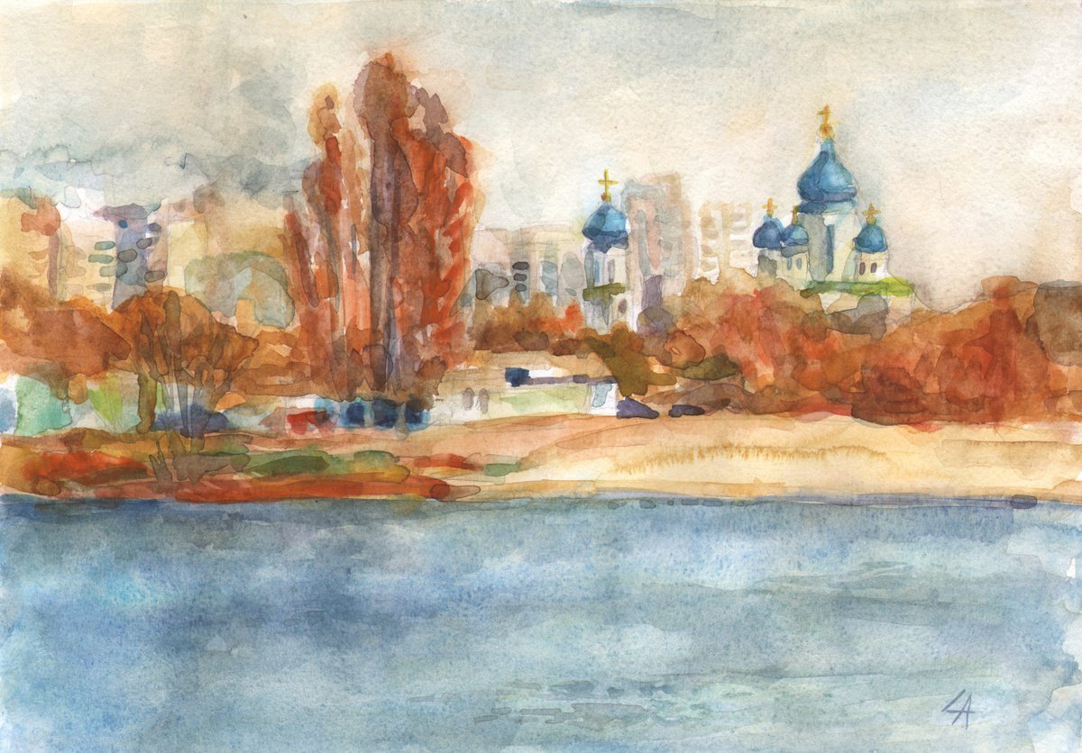Autumn in Kiev by Elena Lykhodid