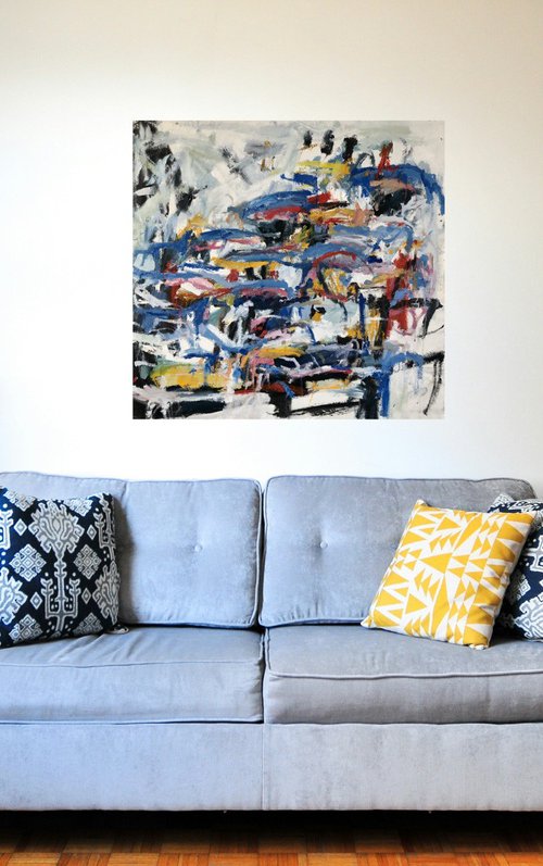 Blue swing. by Ilaria Dessí