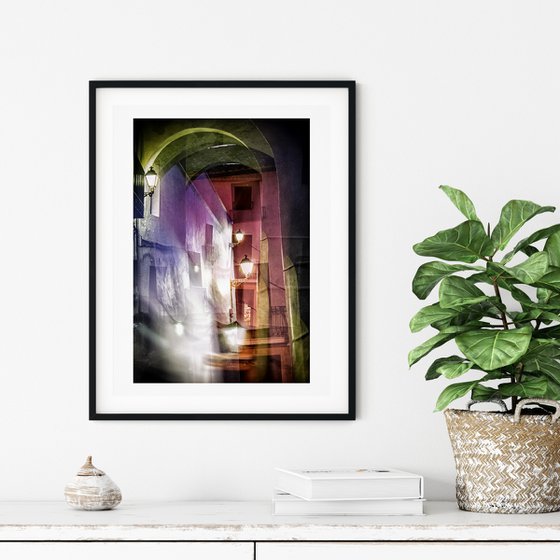 Spanish Streets 23. Abstract Multiple Exposure photography of Traditional Spanish Streets. Limited Edition Print #1/10