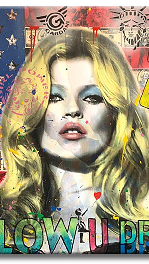 Kate Dreams - Original Painting on Canvas by Gardani Art