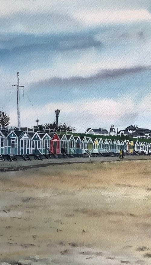 Beach huts by Darren Carey