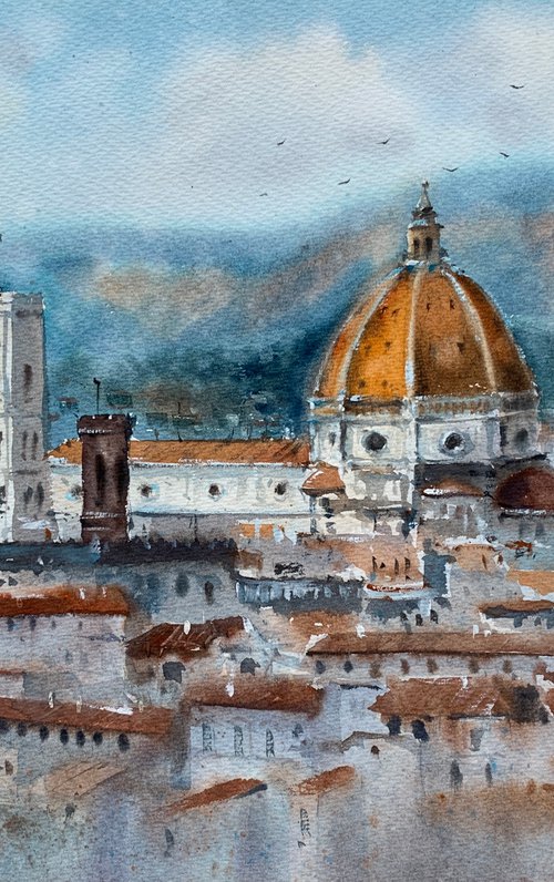 Cathedral of Santa Maria del Fiore, Florence, Italy by Eugenia Gorbacheva