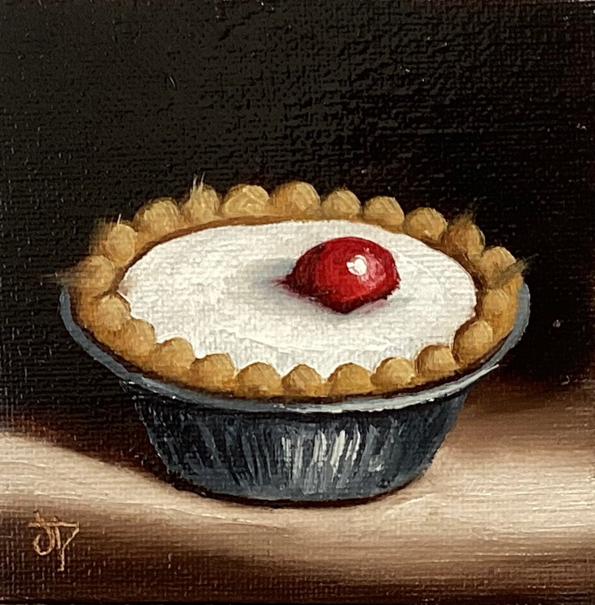 Little Bakewell tart by Jane Palmer Art