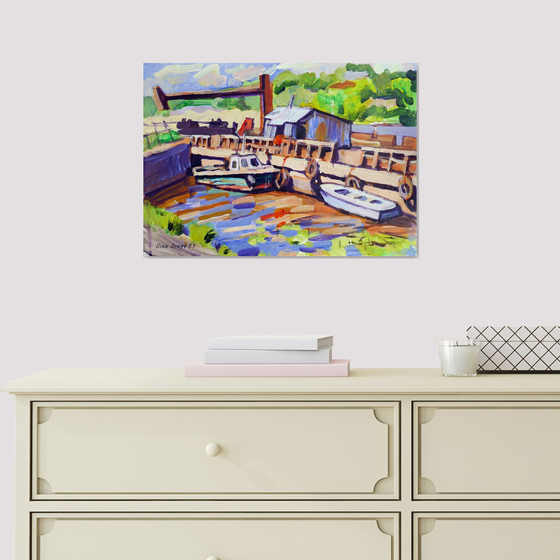 Dniper river 30/05/19 (plein air)