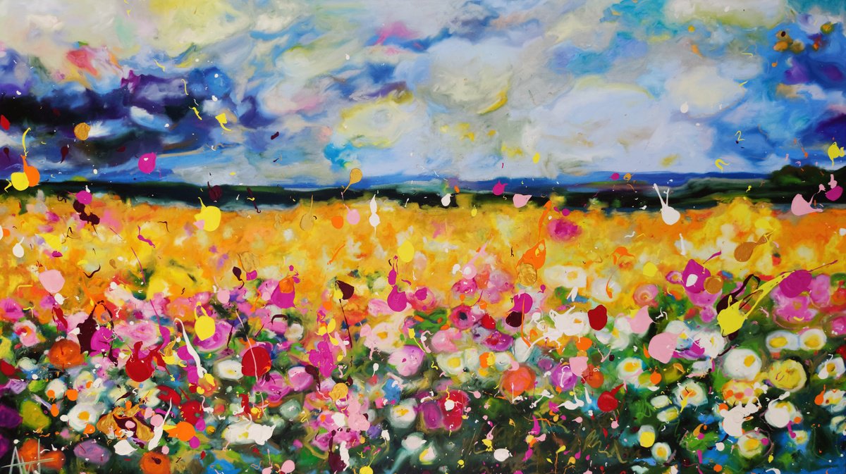 Storm Song By Angie Wright, 63 X 35, Artwork For Sale On Artfinder