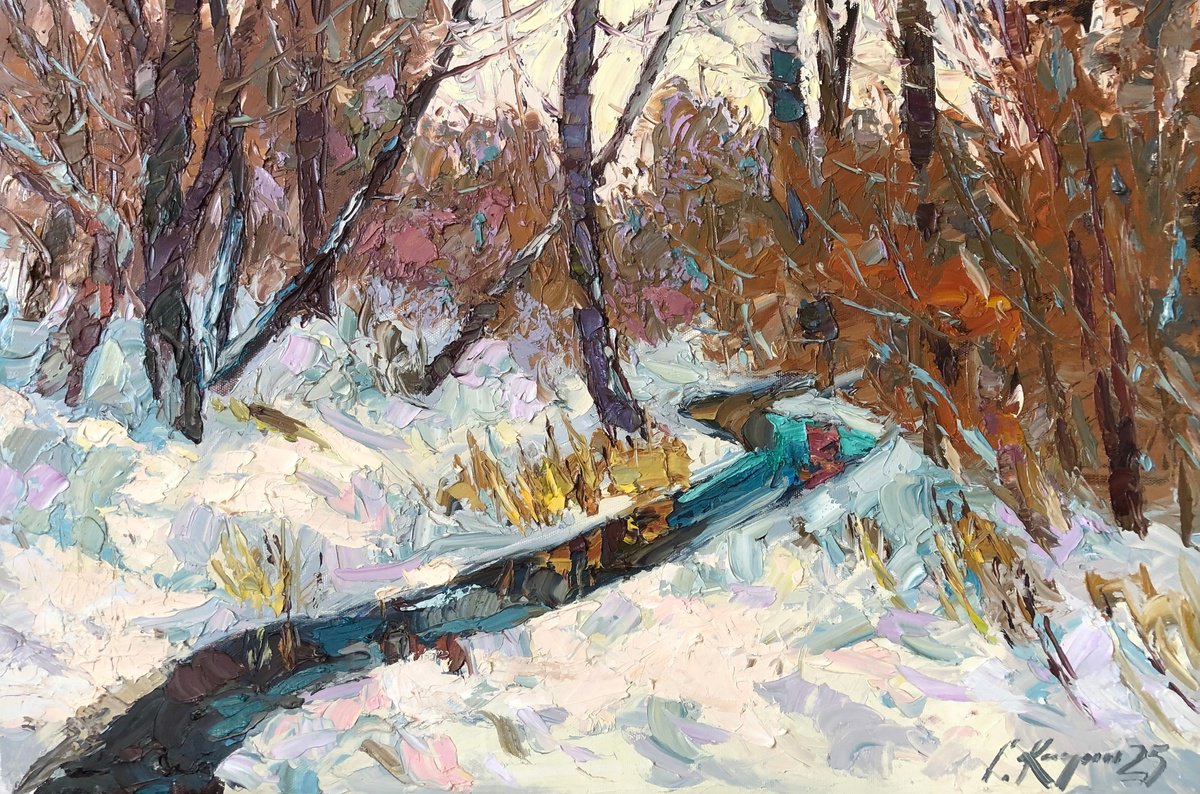 Winter By Sergey Kachin, 24 X 16, Artwork For Sale On Artfinder
