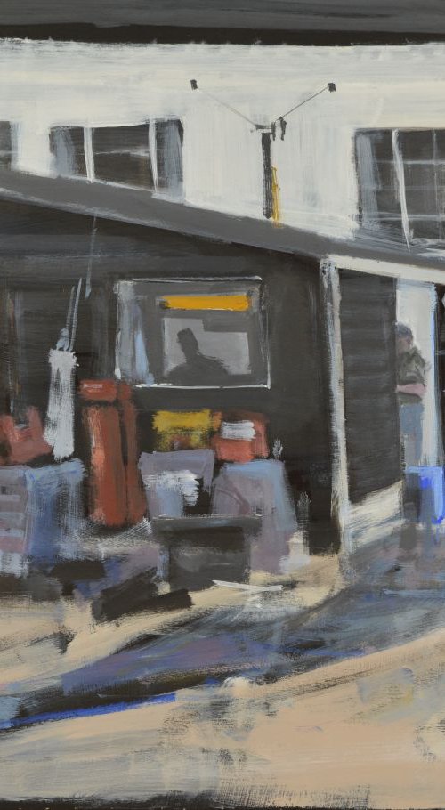 Aldeburgh fish sheds no. 2 by Tom Cringle