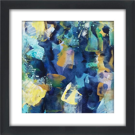 Abstraction #10 - Framed and ready to hang - original abstract painting