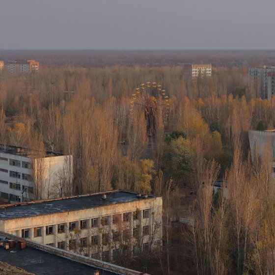 #72. Pripyat 16 Floor Sunrise Balcony Face 1 - Original size