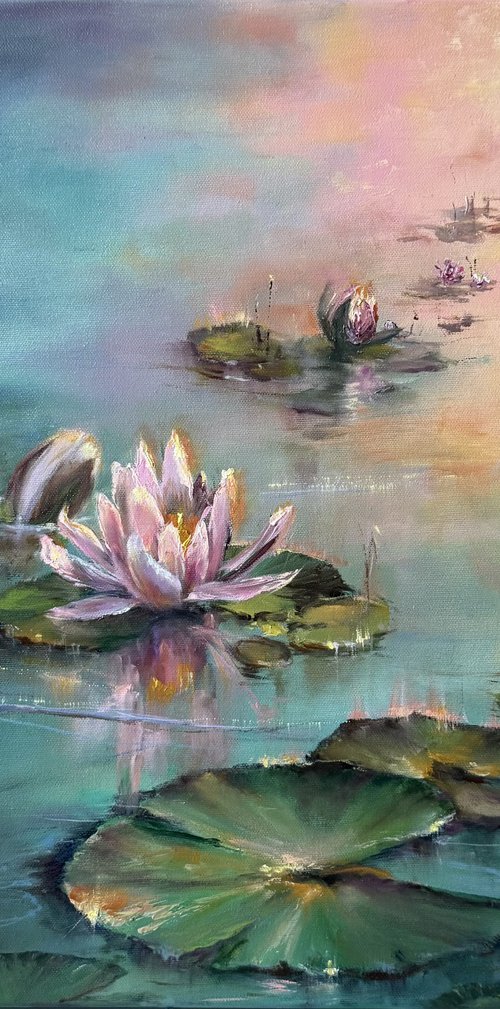 Lilies of Sunrise II by Alesia Yeremeyeva