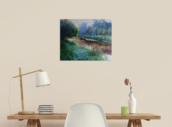 Freshness of autumn morning