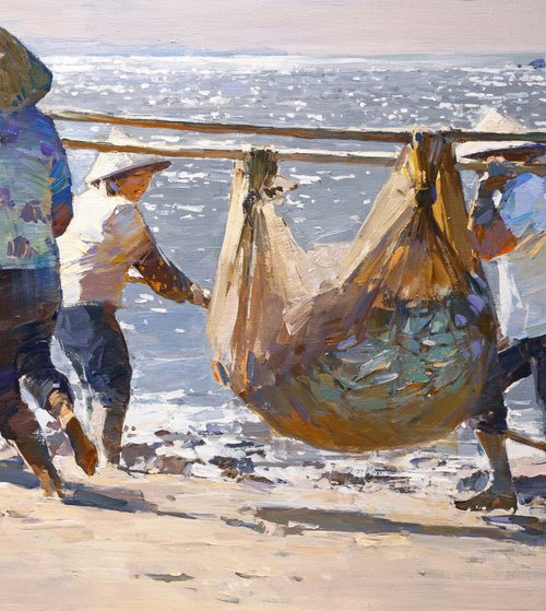Chinese Fishermen by Aleksandr  Kryushyn