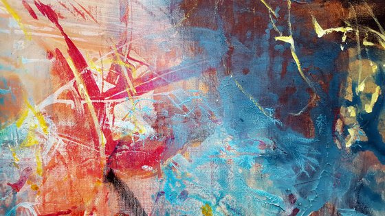 UNKNOWN MEMORY WITH A STRONG SENSE OF OCEAN SUPERBE MINDSCAPE BY KLOSKA ROMANIAN PAINTER