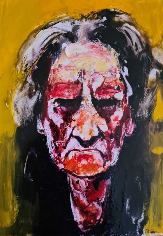 Portrait in Crimson