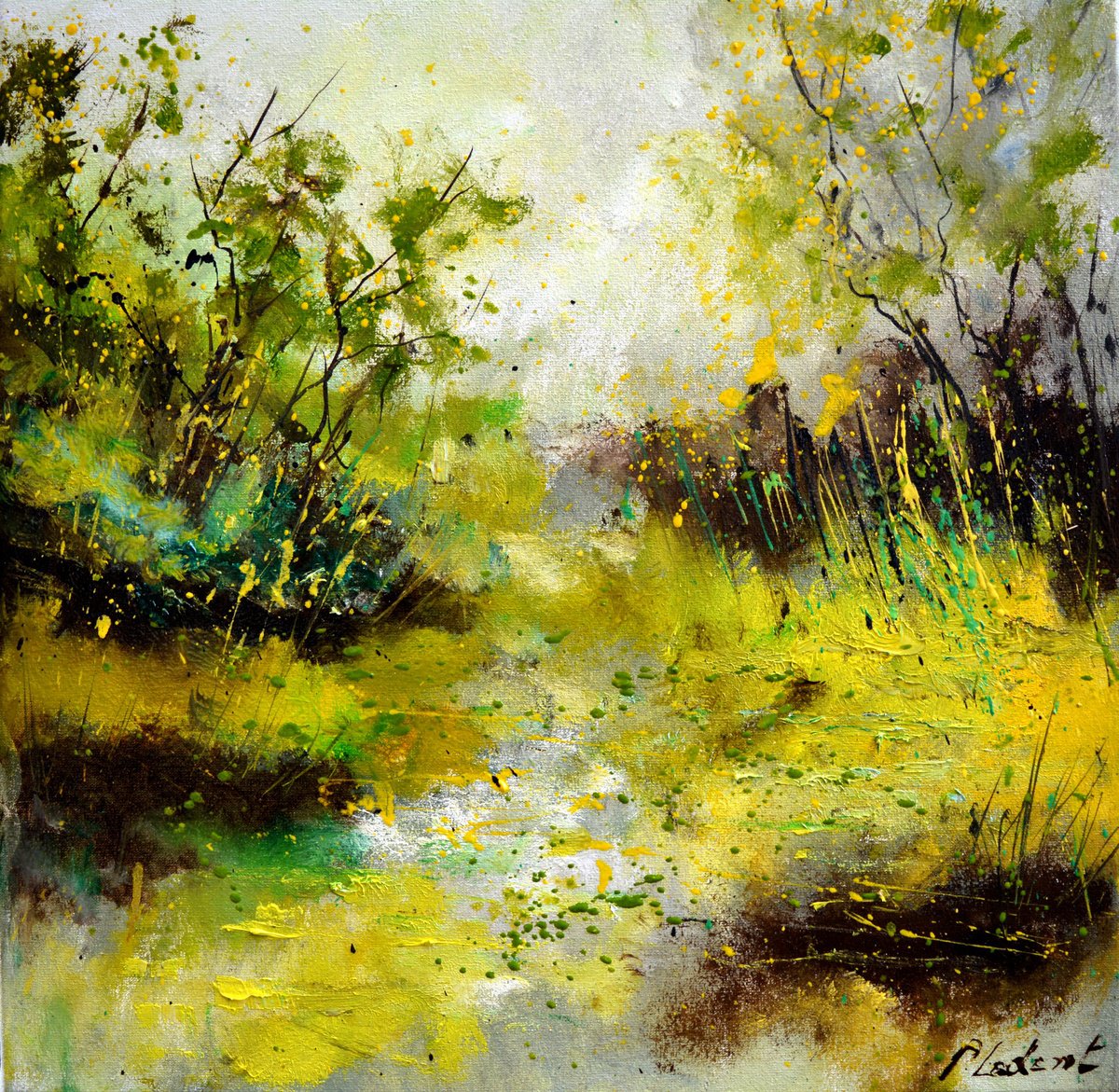 Green Nature By Pol Henry Ledent, 16 X 16, Artwork For Sale On Artfinder