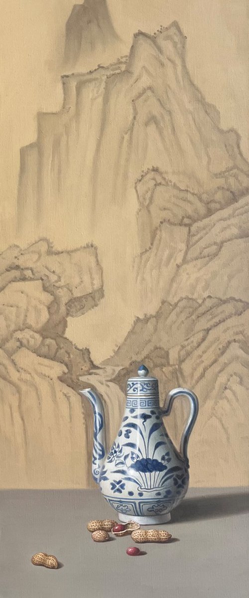 Still life:Zen art t277 by Kunlong Wang