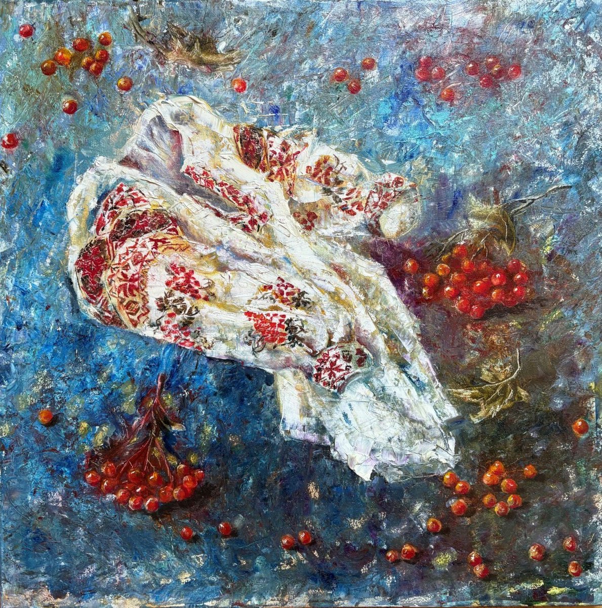 Embroidery, Series: Conversations Of Objects By Tetiana Pchelnykova, 20 X 20, Artwork For Sale On Artfinder