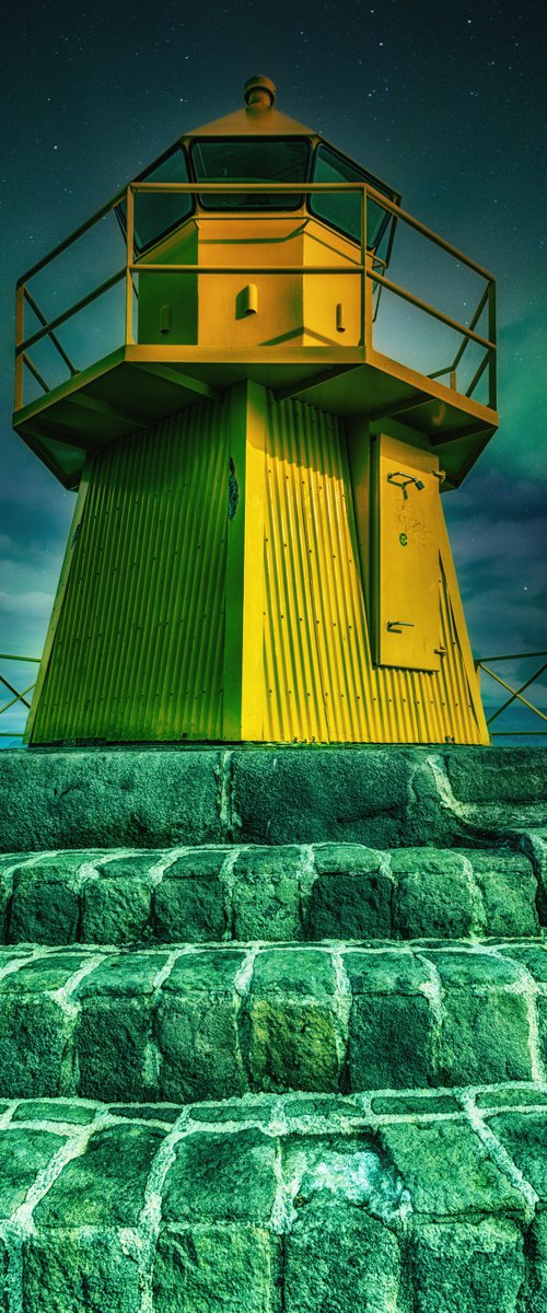 Lighthouse Aurora by Paul Nash