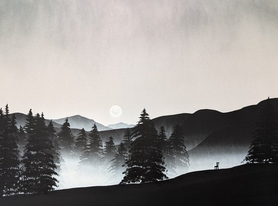 Stillness Among the Pines