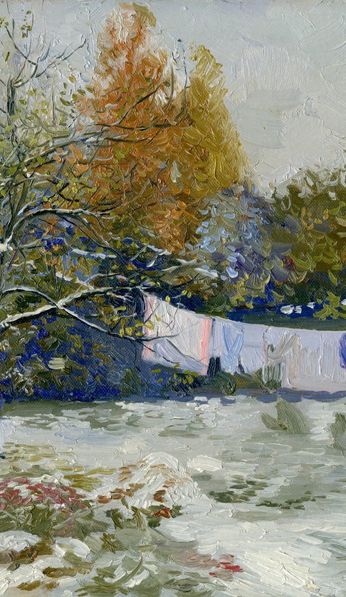Opalikha. First snow by Simon Kozhin