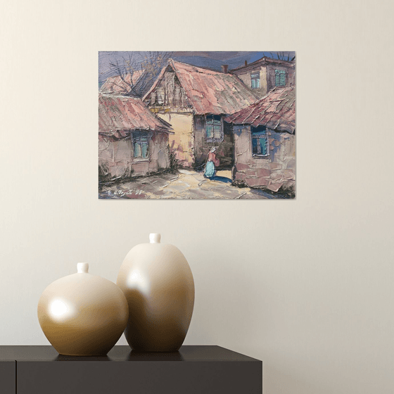 Rustic Houses Scene