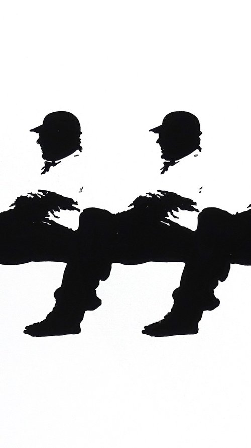 Three men on a bench 2024/01 -  Tehos by Tehos