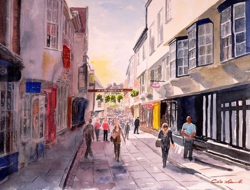 Stonegate, York (3) by Colin Wadsworth