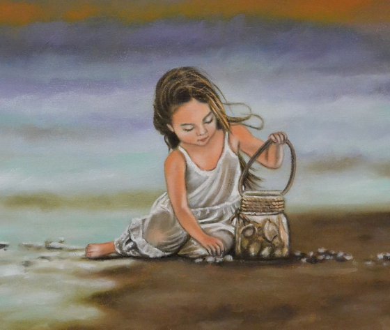 "Collecting the shells"