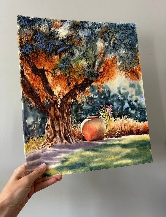 Sunny day landscape