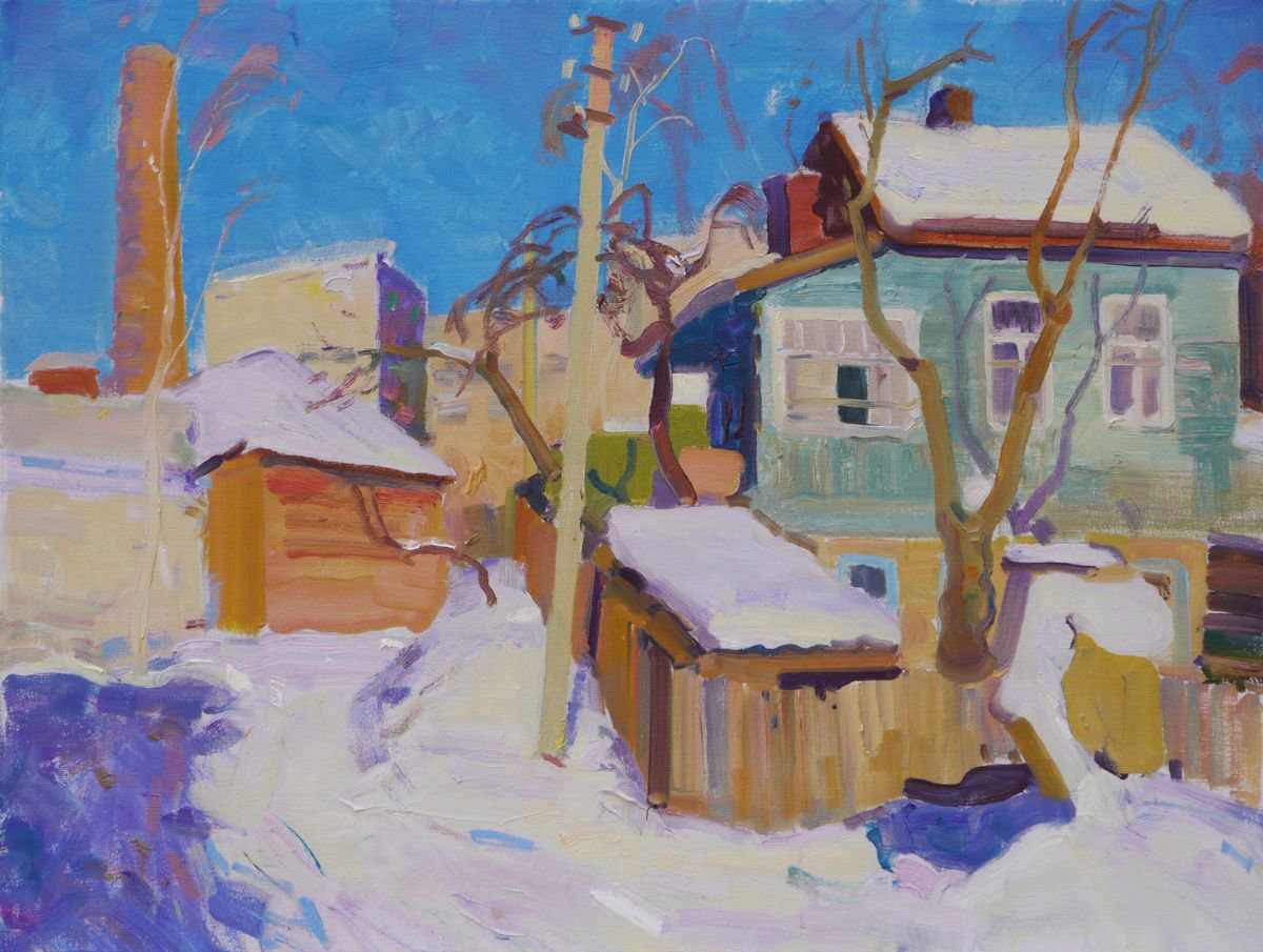Chernigov. Sunny day in January by Victor Onyshchenko