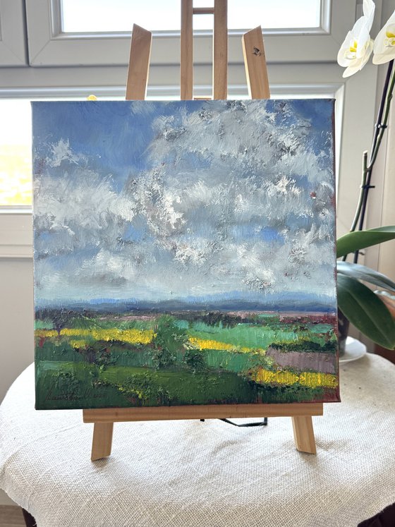 Landscape sky and clouds