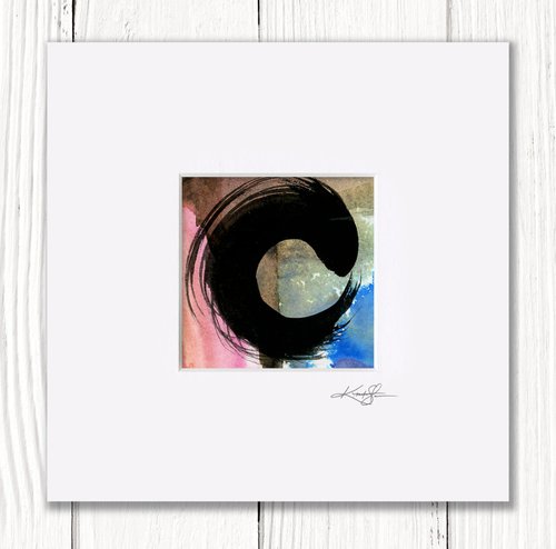 Enso Zen Circle 6 - Enso Abstract painting by Kathy Morton Stanion by Kathy Morton Stanion
