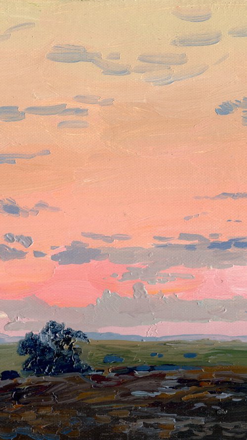 Sunset. Russian field by Simon Kozhin