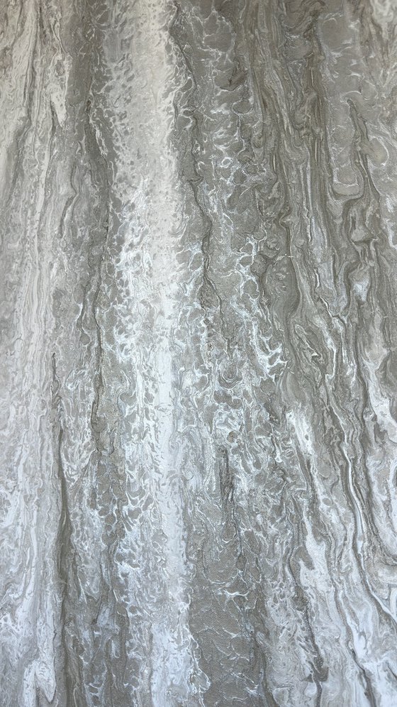 Voile — Neutral Abstract Diptych