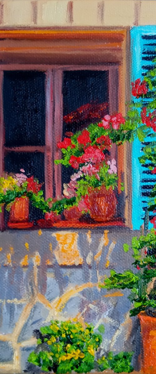 Flower window by Ira Whittaker