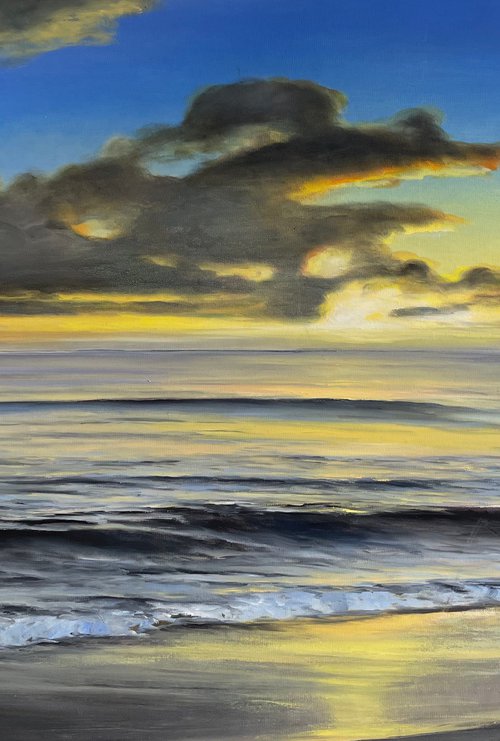 OCEAN SUNSET by Aflatun Israilov