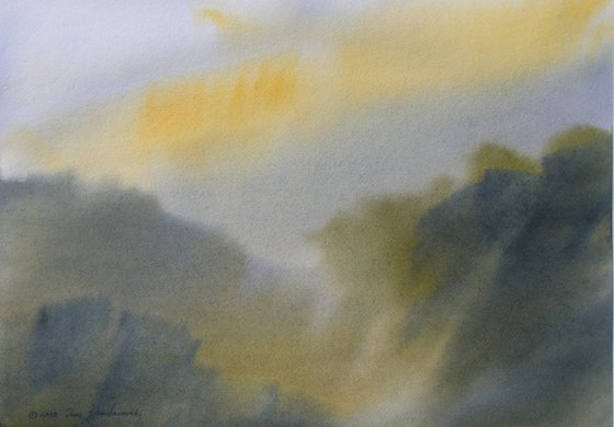 "Misty Hillside-2"