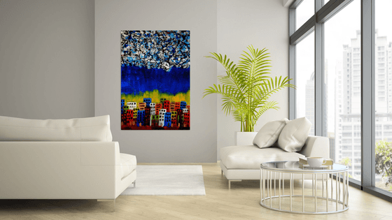 Abstract on canvas 113