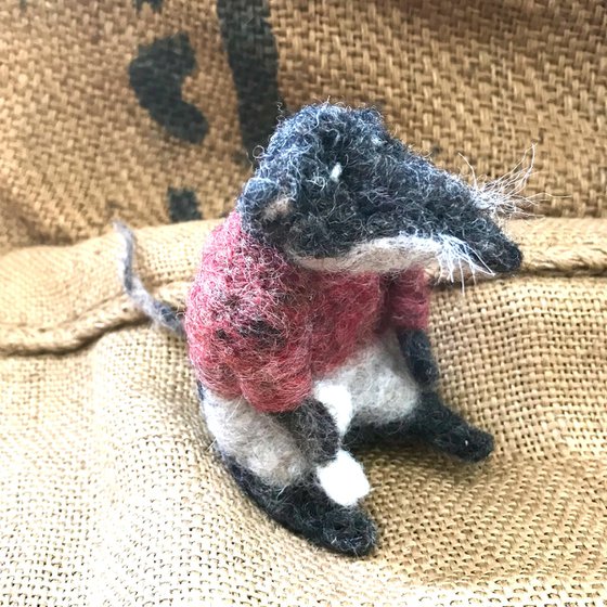 Felted wool Architect shrew