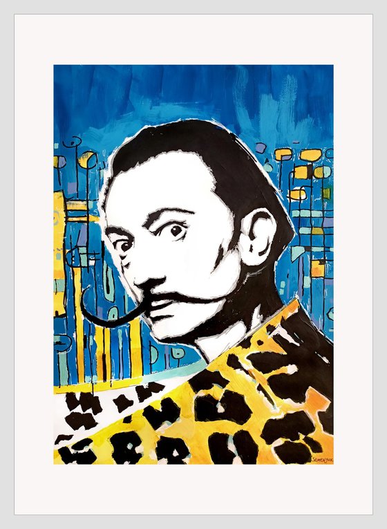 Dali in Yellow and Blue