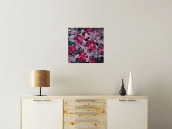 Rhododendron bouquet. Modern Impressionism.