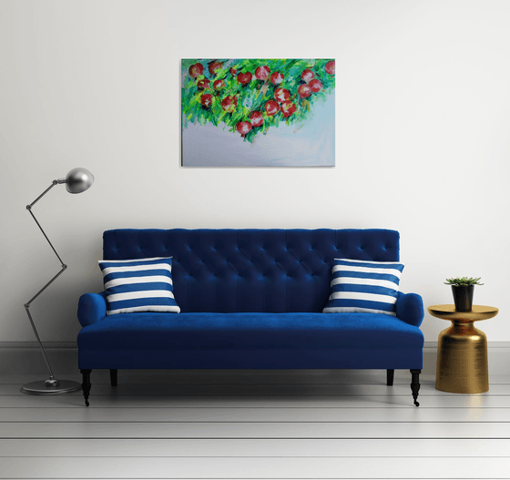 Pomegranate tree-(100x70cm)