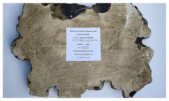Bas-relief THREE GRACES 13/150 2017  Size: 12.6 W x 9.8 H x 1.2 D in  32x25cm