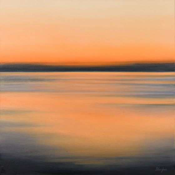 Sunset Reflections - Abstract Landscape