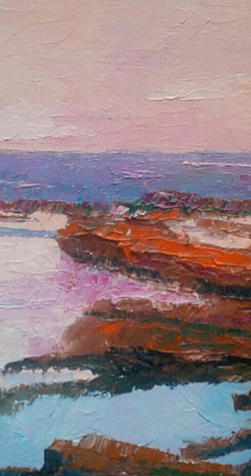 In Silence, seascape by Padmaja Madhu