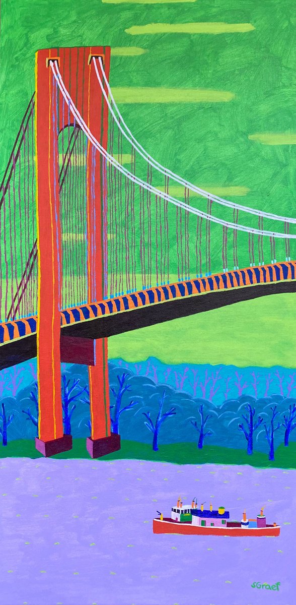 Verrazzano-Narrows Bridge by Sue Graef