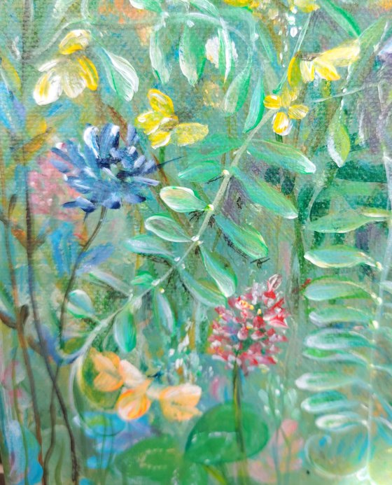 Author's artwork "Where Flowers Whisper"