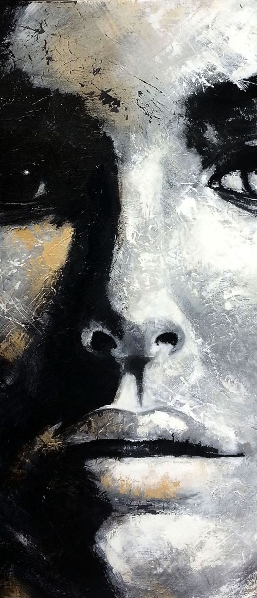 MIXED MEDIA PAINTING-7 by Burcu Akarcay