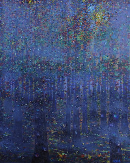 Forest Fog by Serguei Borodouline