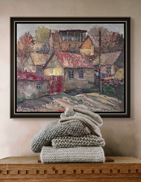 Rustic Village Scene